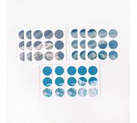 Autocollants Ins Sky Dots, 81 Pièces/Lot, Autocollant Mural Esthétique, Décor Coréen, Scrapbooking, Pour Carnet De Notes, Journal Intime, Fournitures De Journal