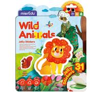 Autocollants Jelly - Animaux Sauvages Multicolor TU