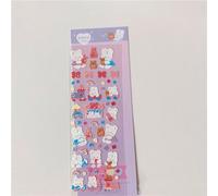 Autocollants Lapin Ours Scrapbooking, Étiquette Scrapbooking, Ruban Décoratif, Mignon, Coréen, Pour Album Journal Intime, Papeterie Scolaire, 1 Pièce