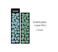 Autocollants Laser De La Série Rose Jardin, Étiquette Scrapbooking, Décoratif Esthétique, Pour Journal Planificateur, Papeterie Artisanale Pour Enfants, 2 Feuilles