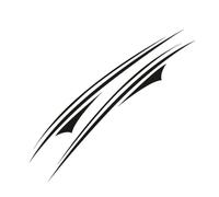 Autocollants Latéraux De Porte De Van, Kit De Rayures Graphiques, Couverture De Carrosserie Automobile, Décor De Camping-car, Boîte À Cheval, Caravane(Glossy Black,250x27.5cm)
