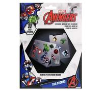 Marvel- Kit de 33 Autocollants-Avengers, TS7404, Multicolore