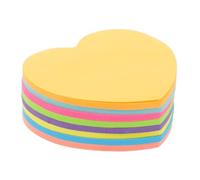 Autocollants Mémo Cœur Portables en Papier, Retrait sans Trace | Organisation par Couleur, pour Élèves et Agendas, Notes de Réunion, Usage en Boutique Écran