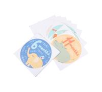 Autocollants Mensuels pour Bébé, Gommettes Mois en Papier pour Photos