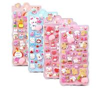 Autocollants Mignons,Scrapbooking Patchs Décalcomanies Décorations - Stickers 3D Pour Coque De Téléphone | Pour Adolescents Adultes Journaux Ordinateurs Portables Valises Skateboards Et Carnets