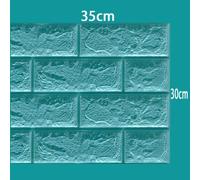 Autocollants Muraux 3d Étanches, Imitation Brique, Décor D'arrière-Plan, Art Mural, 19 Couleurs