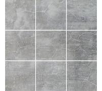Autocollants muraux – Autocollants pour carrelage pour la cuisine et la salle de bains – 9 autocollants aspect béton poli – 9 autocollants de 40 x 40 cm