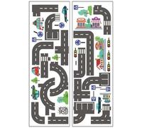 Autocollants Muraux Colorés Pour Voitures Et Trains - 2 Feuilles Pour La Décoration De La Chambre D'enfant, Parfaits Pour La Chambre Ou La Salle De Jeux De Votre Petite Fille