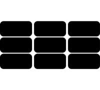 Autocollants muraux effet tableau noir – autocollants effaçables – 2 étiquettes – 110 x 175 cm