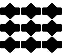 Autocollants muraux effet tableau noir – autocollants effaçables – 4 étiquettes – 110 x 140 cm