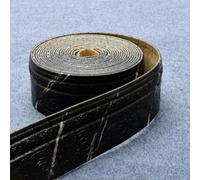 Autocollants muraux en mousse de 10 m, bande de bordure auto-résistante à l'humidité, 10 cm de large, garniture décorative pour murs inégaux, décoration d'intérieur à faire soi-même