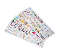 Autocollants Muraux en Pvc 3 Feuilles Lettres et Chiffres | Feuilles Repositionnables, Surface Mate, Agencement Flexible, pour Crèche et Près des Tableaux