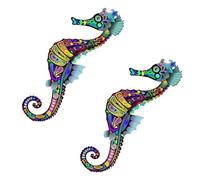 Autocollants Muraux Hippocampe 2 Pièces 40x60 Cm Pvc