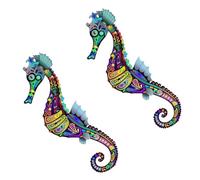 Autocollants Muraux Hippocampe Pvc 2 Pièces 40x60cm