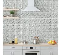 Autocollants muraux imitation carrelage, 60 pièces, 20x20 cm, motif terrazzo, marque Vito
