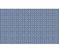 Autocollants muraux imitation carrelage pour la cuisine et la salle de bain – 60 autocollants imitation carrelage ciment ethnique de Cotonou – 60 autocollants de 20 x 20 cm
