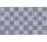Autocollants muraux imitation carrelage pour la cuisine et la salle de bains – 60 autocollants ethniques OCATLANA – 60 autocollants de 20 x 20 cm