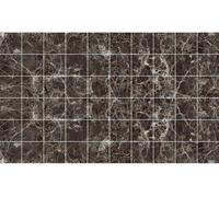 Autocollants muraux imitation carrelage pour la cuisine et la salle de bains – 60 autocollants imitation marbre Dangriga – 60 autocollants de 15 x 15 cm