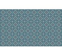 Autocollants muraux imitation carrelage pour la cuisine et la salle de bains – 60 autocollants Nahala de style ethnique – 60 autocollants de 15 x 15 cm