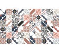 Autocollants muraux imitation carrelage pour la cuisine et la salle de bains – 60 autocollants Orso imitation carrelage en ciment – 60 autocollants de 20 x 20 cm