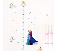 Autocollants muraux mignons Olaf Elsa Reine Anna Princesse Anime pour chambre d'enfants Plinthe Décoration de la maison Art mural de dessin animé Affiche du film Frozen~01006