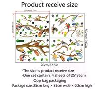 Autocollants Muraux Oiseau Branche
