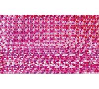 Autocollants muraux pour la cuisine et la salle de bain – 60 autocollants au motif de carreaux de ciment scandinaves, rose balte – 60 autocollants, 15 x 15 cm