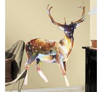 Autocollants muraux RoomMates - Cerf avec chaussettes de tennis