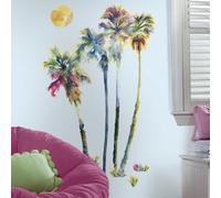 Autocollants muraux RoomMates - Palmiers en aquarelle
