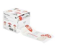 Autocollants - Paper Poetry Stickers champignons 100pcs Orange G
