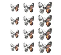Autocollants Papillon 3D 12 Pièces Décorations Halloween Maison