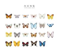Autocollants Papillon Style Ins, Étiquettes De Scellage En Boîte, Scrapbooking Pour Planificateur Fournitures De Bureau, Papeterie Décorative, 46 Pièces