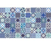 Autocollants pour carrelage pour la cuisine et la salle de bain – 60 autocollants Cindito Azulejos – 60 autocollants de 15 x 15 cm