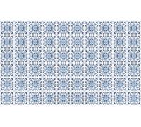 Autocollants pour carrelage pour la cuisine et la salle de bains – 60 autocollants au motif de carreaux de ciment de Delft et d'Utrecht – 60 autocollants de 15 x 15 cm
