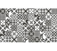 Autocollants pour carrelage pour la cuisine et la salle de bains – 60 autocollants imitation carrelage ciment (Azulejos Giuncheto) – 60 autocollants, 20 x 20 cm