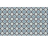 Autocollants pour carrelage pour la cuisine et la salle de bains – 60 autocollants imitation carrelage ciment, Azulejos Venia – 60 autocollants, 20 x 20 cm