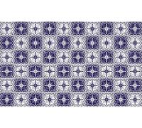 Autocollants pour carrelage pour la cuisine et la salle de bains – 60 autocollants imitation carrelage ciment, Azulejos Milagro – 60 autocollants, 20 x 20 cm