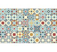 Autocollants pour carrelage pour la cuisine et la salle de bains – 60 autocollants imitation carrelage ciment de style Azulejos Graciano – 60 autocollants, 20 x 20 cm