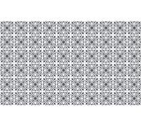 Autocollants pour carrelage pour la cuisine et la salle de bains – 60 autocollants pour carrelage – 60 autocollants de 15 x 15 cm