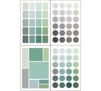 Autocollants Pour Projet De Décoration, Stickers, Pastilles De Carte De V¿Ux, De Scrapbook, Journal, Avec Index De Couleur, Waterproof, Résistant À L'eau, 76 Pièces, Morandi