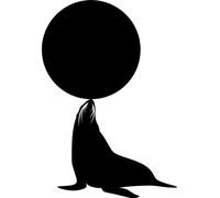 Autocollants pour tableau noir – autocollants muraux effaçables – avec un ballon – 155 x 105 cm