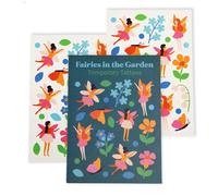Autocollants Rex London Fairies in the Garden Bleu 11,1x16,4x0,1 cm