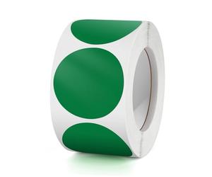 Autocollants Ronds Vert 38mm Auto-adhésifs Code Couleur Étiquettes Rouleau Petits Points De Repère Round Sticker 500 Pièces