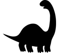 Autocollants tableau noir – autocollants muraux effaçables – DINO – 110 x 110 cm