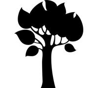 Autocollants tableau noir – autocollants muraux effaçables – motif arbre – 140 x 110 cm