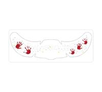 Autocollants visage Halloween Faveurs Fête Autocollantes Gothiques | Stickers Maquillage Fête pour Costumée, Carnaval, Cosplay, de Rôle Play, et Halloween Party