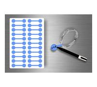 Autocollats Sticker Bijoux Prix Etiquette Magasin Bijouterie - Bleu / Lot De 110