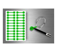 Autocollats Sticker Bijoux Prix Etiquette Magasin Bijouterie - Vert / Lot De 110