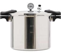Autocuiseur 22 L pour volaille, poisson et viande - Autocuiseur - Pression de 90 kPa - Alliage d'aluminium - Fermeture de sécurité - Pour 5 à 7 personnes - Gris