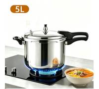 Autocuiseur 5L - 22cm - acier inoxydable - Cuisson rapide - Cocotte minute - Compatible gaz et induction - Pour 3 à 4 personnes